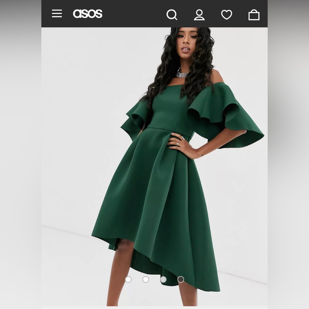 ASOS off the shoulder dress